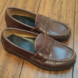 Sperry Kid's Colton Plushwave Loafers in Burgandy